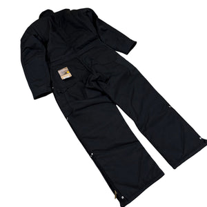 Carhartt Yukon Extremes Coveralls X06 BLK Men’s 34 R Arctic Quilt Insulated NEW