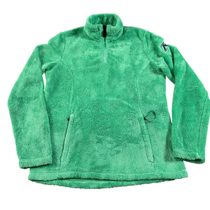 Klim Cascade 1/4 Zip Fleece Pullover Teal Green Sherpa Fleece Women's S