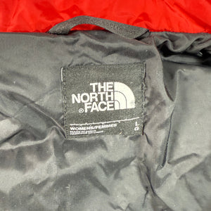 The North Face 550 Down Puffer Jacket Red Hooded Women’s L