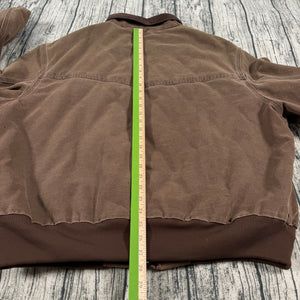 VTG Carhartt Santa Fe Jacket J14 CHT Corduroy Collar Distressed Men’s 3XL