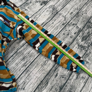 Patagonia Synchilla Aztec Snap T Fleece Pullover Hiking Jacket Women's M