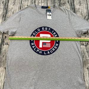 NWT Polo Ralph Lauren Mens Large T-Shirt Yacht Club Challenge Circle P Patch Tee