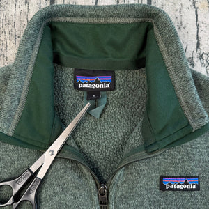 Patagonia Snap T Pullover Better Sweater Fleece Green Solid Women's S