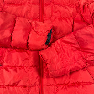 The North Face 550 Down Puffer Jacket Red Hooded Women’s L