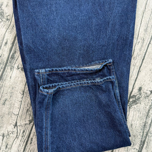 Prison Blues USA Double Knee Jeans Carpenter Suspender Buttons 40x32