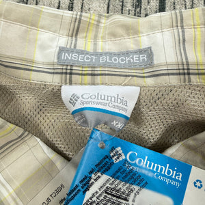 NWT Columbia Insect Blocker Plaid Shirt Men’s XXL Long Sleeve Fishing