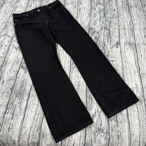 Levi’s 517 Black Bootcut Jeans Men’s W36 L32 Straight Fit Cotton Denim