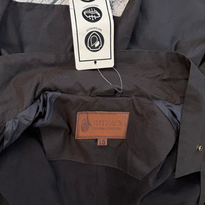 NWT Outback Trading Low Rider Oilskin Duster Full-Length Coat Brown L Waterproof