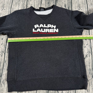 VTG Ralph Lauren Polo Jeans Sweatshirt Spell Out Embroidered RL Flag Men's M