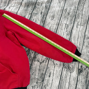 Carhartt J140 Active Jacket Quilted Flannel Lined Firm Duck Red XLT USA Made