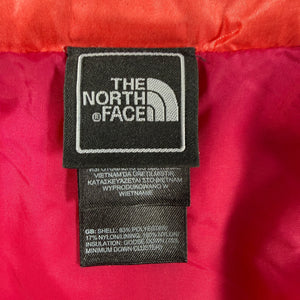 The North Face 550 Goose Down Puffer Vest Women’s M Red Quilted Jacket Insulated