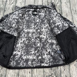 NWT The North Face Denali Jacket Men’s L Black Marbled Polartec Fleece Outdoor