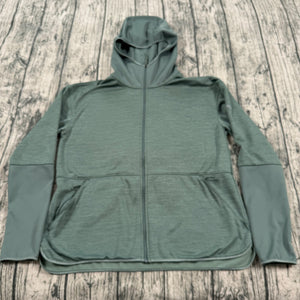 Columbia Green/Sage Hoodie Jacket Fleece Lightweight Women’s Large