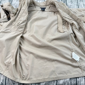 5.11 Tactical XPRT Rapid Shirt Ortholite Long Sleeve Shoulder Pads Tan Men's M