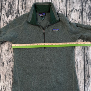 Patagonia Snap T Pullover Better Sweater Fleece Green Solid Women's S