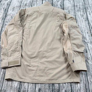 5.11 Tactical XPRT Rapid Shirt Ortholite Long Sleeve Shoulder Pads Tan Men's M