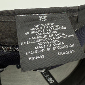 Supreme New Era 59FIFTY Navy Wool Fitted Cap Ice S Logo Size 7 3/8