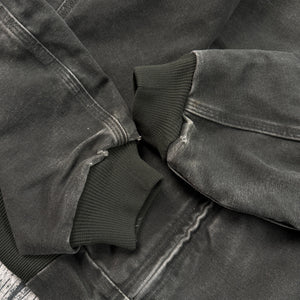 VTG Carhartt J25 MOS Sandstone Duck Active Jacket Hooded Workwear Men's 2XL Regular