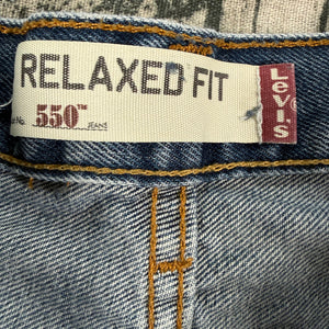 Levi’s 550 Relaxed Fit Jeans Men’s W34 L32 Blue Denim Straight Leg Cotton