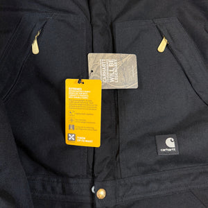 Carhartt Yukon Extremes Coveralls X06 BLK Men’s 34 R Arctic Quilt Insulated NEW