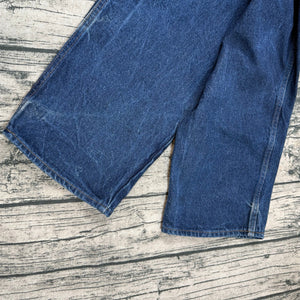 Prison Blues USA Made Carpenter Jeans Men’s 44x32 Heavy Denim Suspender Buttons