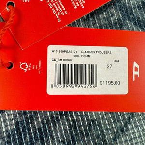 Diesel D-Ark-S5 Women’s Jeans Size 27 – Premium Straight-Leg Denim – NWT $1195