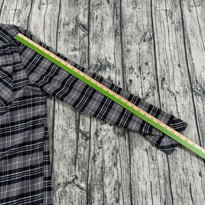 KUIU Flannel Shirt Jacket Gray Plaid Men's XXL Button Front