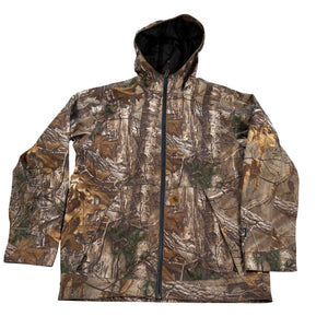 Carhartt Storm Defender Realtree Camo Waterproof Jacket Detachable Hood Men's M