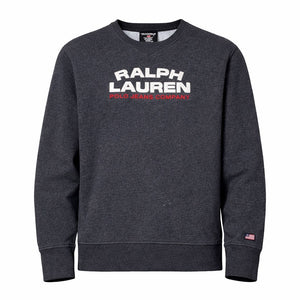 VTG Ralph Lauren Polo Jeans Sweatshirt Spell Out Embroidered RL Flag Men's M