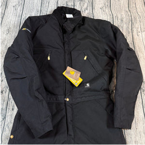 Carhartt Yukon Extremes Coveralls X06 BLK Men’s 34 R Arctic Quilt Insulated NEW
