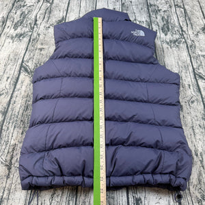 The North Face Nuptse 700 Goose Down Puffer Vest Purple Women's S