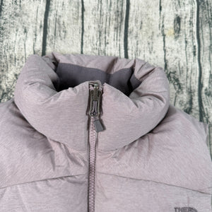 The North Face Nuptse 700 Down Puffer Vest Purple Full Zip Women's S