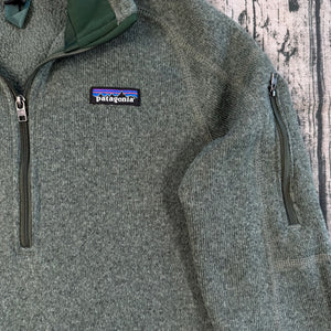 Patagonia Snap T Pullover Better Sweater Fleece Green Solid Women's S