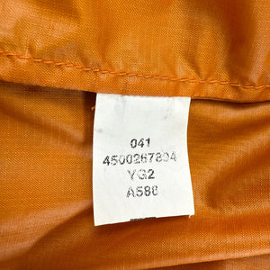 The North Face Hooded Windbreaker Jacket Orange Lightweight Packable Men's M