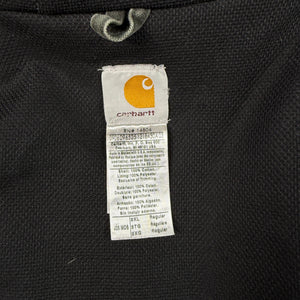 VTG Carhartt J25 MOS Sandstone Duck Active Jacket Hooded Workwear Men's 2XL Regular