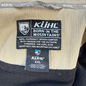 KUHL Men’s XXL Tan Jacket Canvas Outdoor Fleece Lined Coat Patina Dye Workwear