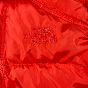 The North Face 550 Down Puffer Jacket Red Hooded Women’s L