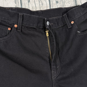 Levi’s 517 Black Bootcut Jeans Men’s W36 L32 Straight Fit Cotton Denim