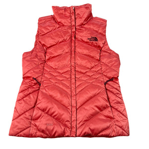 The North Face 550 Down Vest Coral Pink Puffer Women’s S
