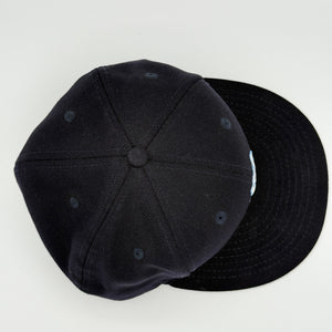 Supreme New Era 59FIFTY Navy Wool Fitted Cap Ice S Logo Size 7 3/8