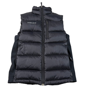Columbia Titanium Duck Down Vest Interchange Black Men’s S