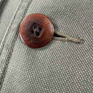 L.L. Bean Canvas Barn Chore Jacket Plaid Liner Men's XL Green