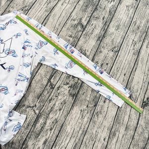 Huk Performance Fishing Long Sleeve Shirt XL White All Around Print