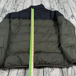 UNIQLO Ultra Light Down Puffer Packable Jacket Olive Green Black Men’s M