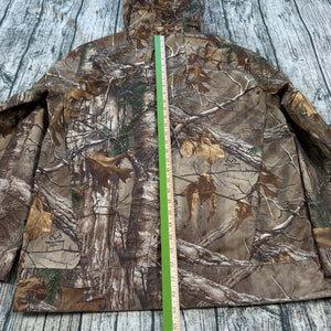 Carhartt Storm Defender Realtree Camo Waterproof Jacket Detachable Hood Men's M