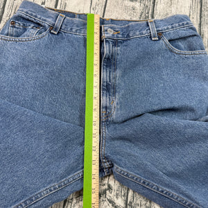 VTG Levi’s 550 Relaxed Fit Jeans Womens Size 16 Long Blue Denim High Rise NWT