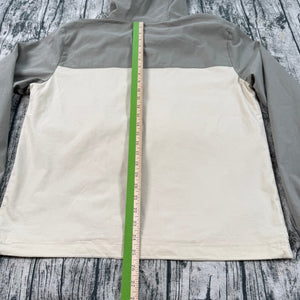 NWT Marine Layer Dawson Stretch Twill Hooded Windbreaker Vetiver Colorblock Men's M