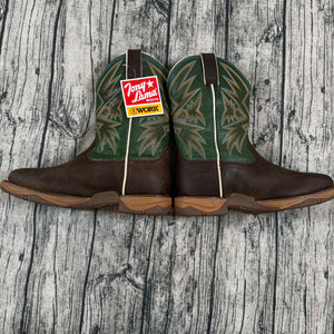 NWT Tony Lama BARTLETT 11" Work Boots 9.5EE Waterproof Steel Toe Leather Western