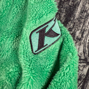 Klim Cascade 1/4 Zip Fleece Pullover Teal Green Sherpa Fleece Women's S