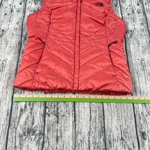 The North Face 550 Down Vest Coral Pink Puffer Women’s S